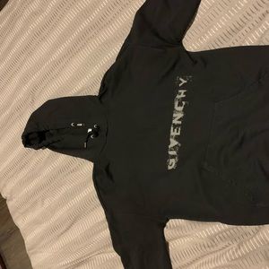 Like new black Givenchy hoodie. Size: M